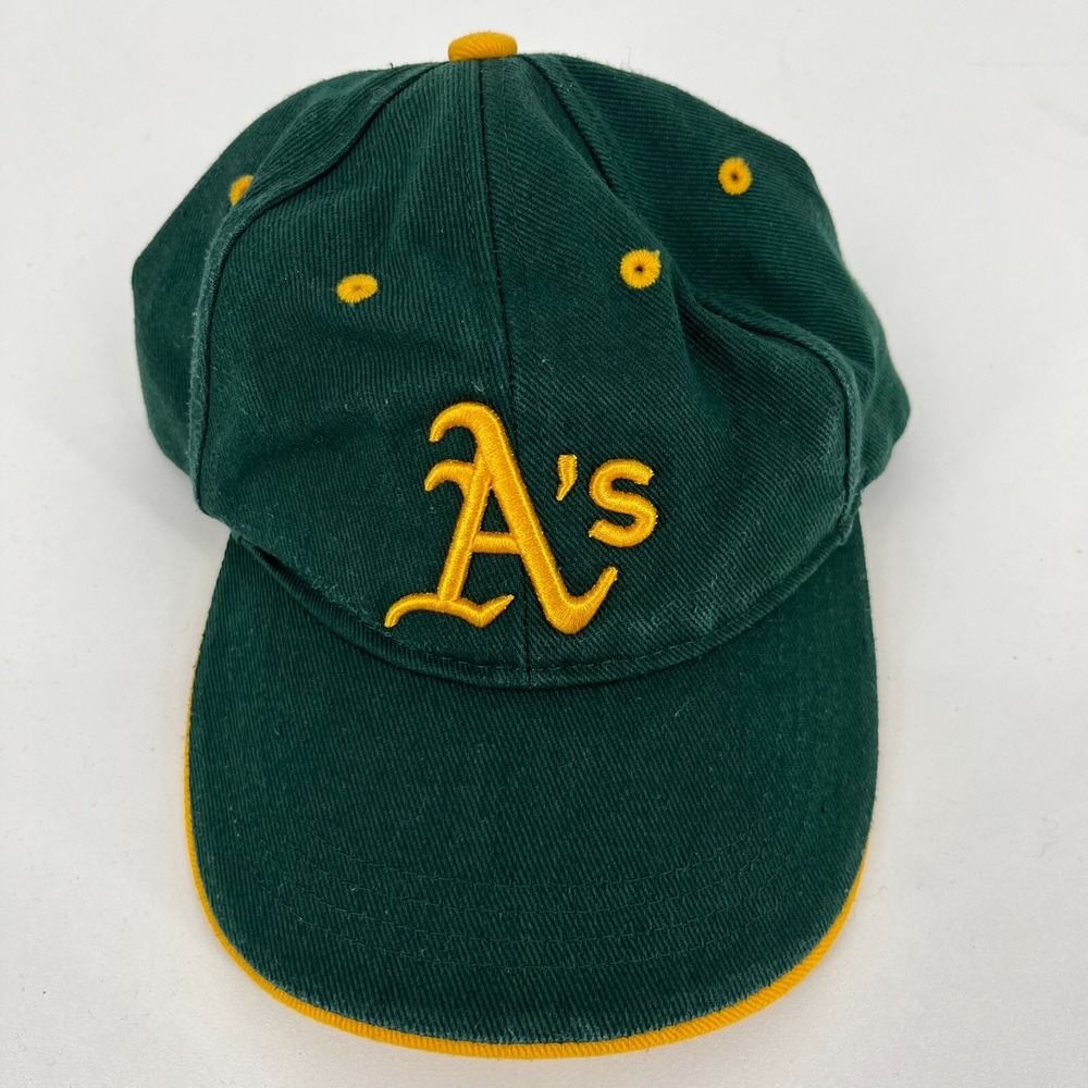 Fan Favorite Oakland Athletics Kids Baseball Cap Green Gold MLB Adjustable Hat